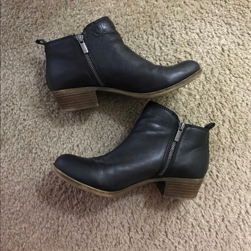 Lucky Brand Black Booties Size 7.5